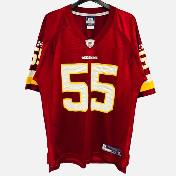 NFL X 리복 워싱턴 레드스킨스 유니폼 풋볼 져지 L