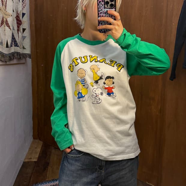Peanuts 피넛츠 프린팅 나그랑 롱슬리브 (Z1542)