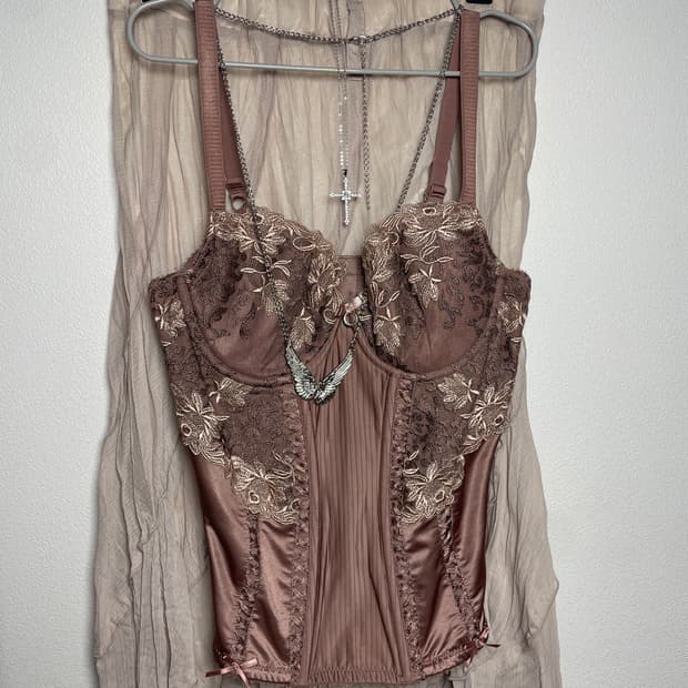 그런지 페어리 레이스 코르셋 슬리브리스