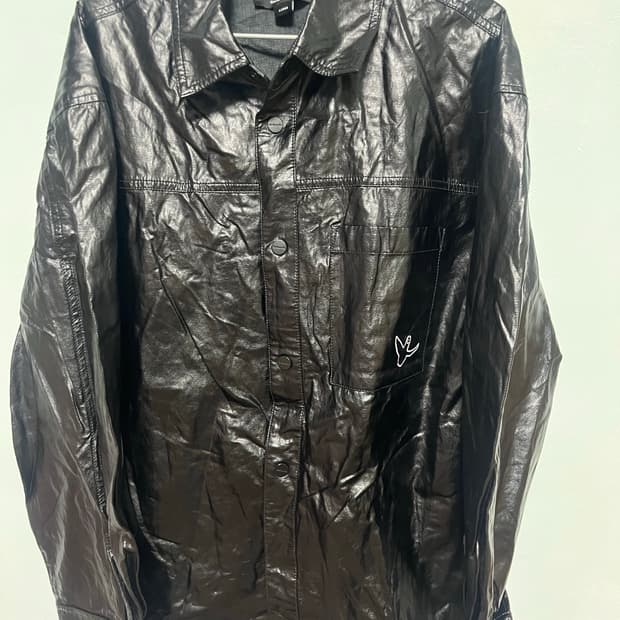 마크곤잘레스 블랙 인조 가죽자켓