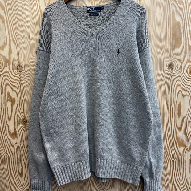 폴로 랄프로렌 브이넥 니트