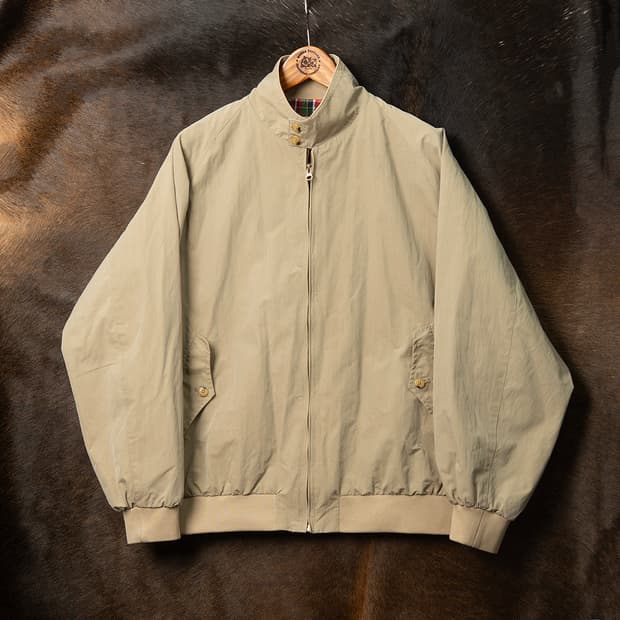 [110] MADEN 코튼 나일론 해링턴 자켓 베이지 