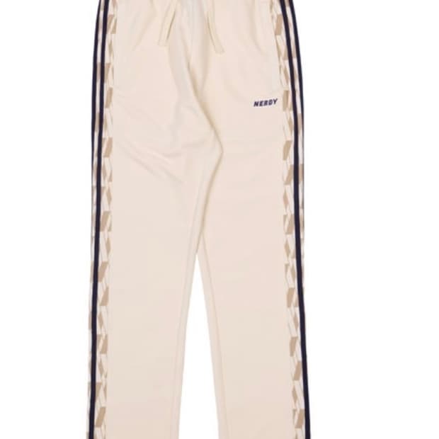 널디 심볼 패턴 트랙 팬츠 아이보리 S