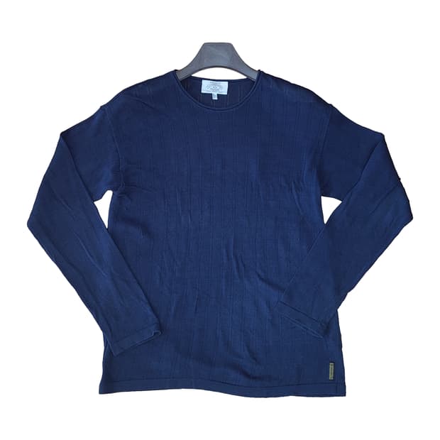 아르마니 진 니트 네이비 l made in italy