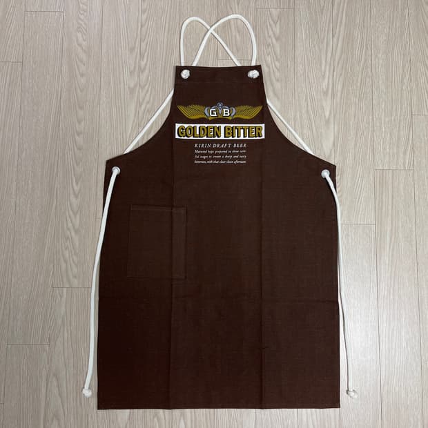 기린 골든 비터 맥주 빈티지 앞치마 5번 90s