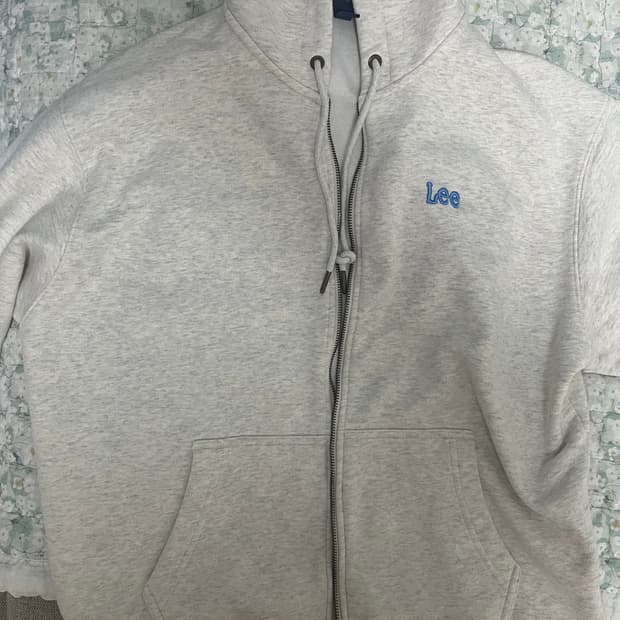 lee 오트밀 후드집업