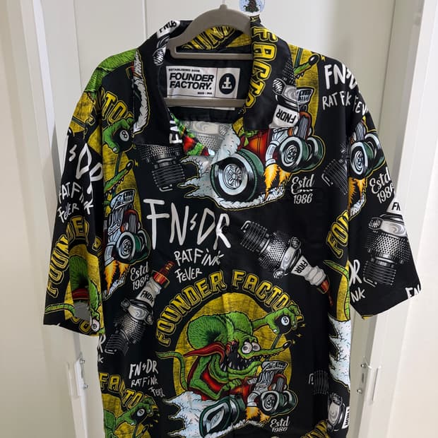 랫핑크 하와이안셔츠