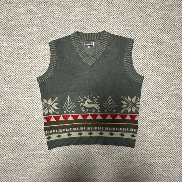 NIGEL CABOURN japan made knit vest