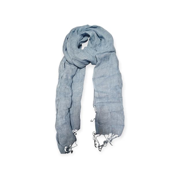 블루 오픈 위브 스카프
