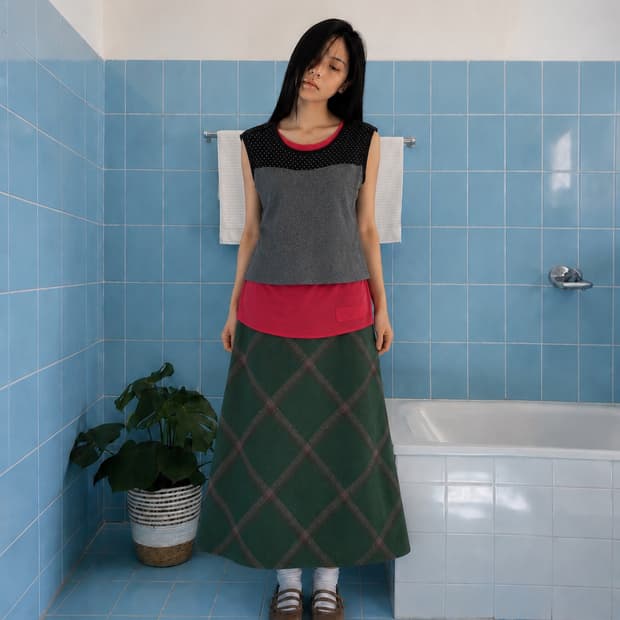 레드 레이어드 코디 set