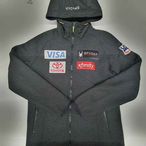 스파이더 US 스키팀 후드집업