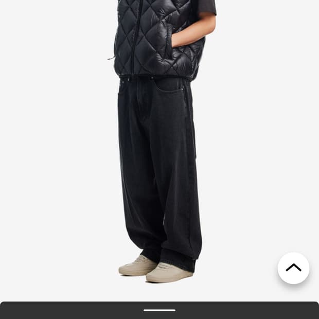 Obey BIGWIG BAGGY DENIM WASHED BLACK 34