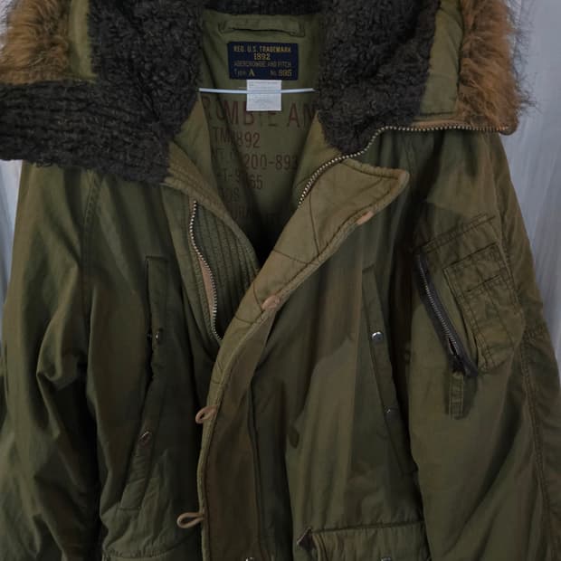 아베크롬비앤피치 빈티지 N3B야상 점퍼