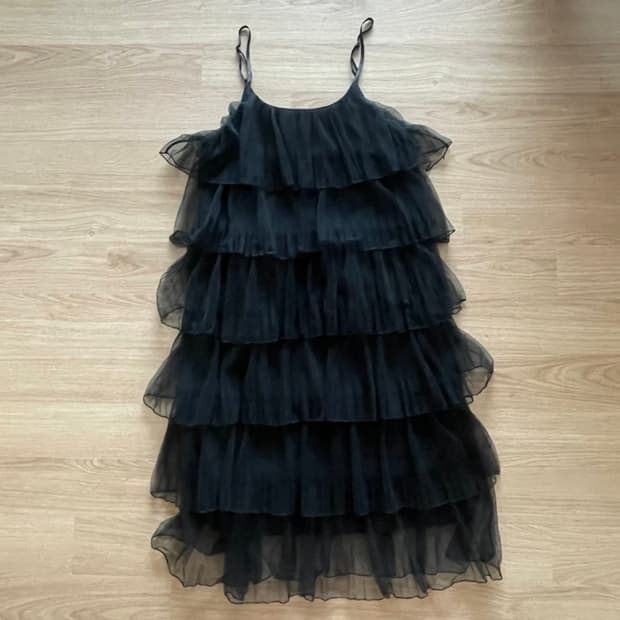 일본 빈티지 블랙 원피스