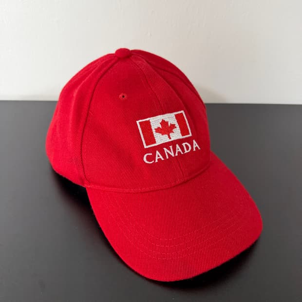 캐나다 플래그 수베니어 볼캡 모자