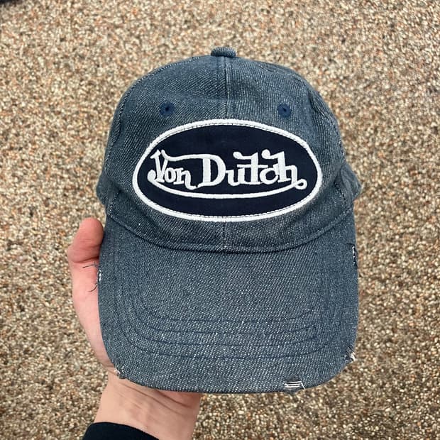 52 본더치 데님 볼캡 모자 빈티지