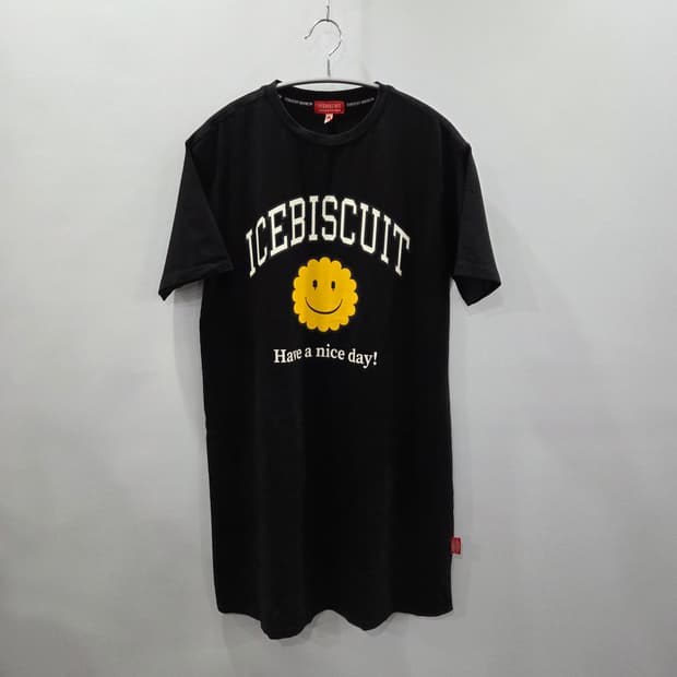 아이스비스킷 여아 프린팅 반팔티 원피스 165