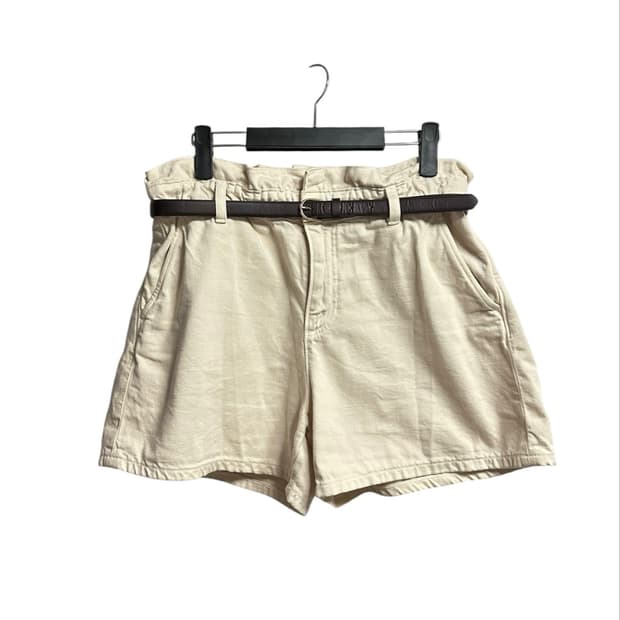 여성)자라 벨티드 밴딩 쇼츠 30SIZE