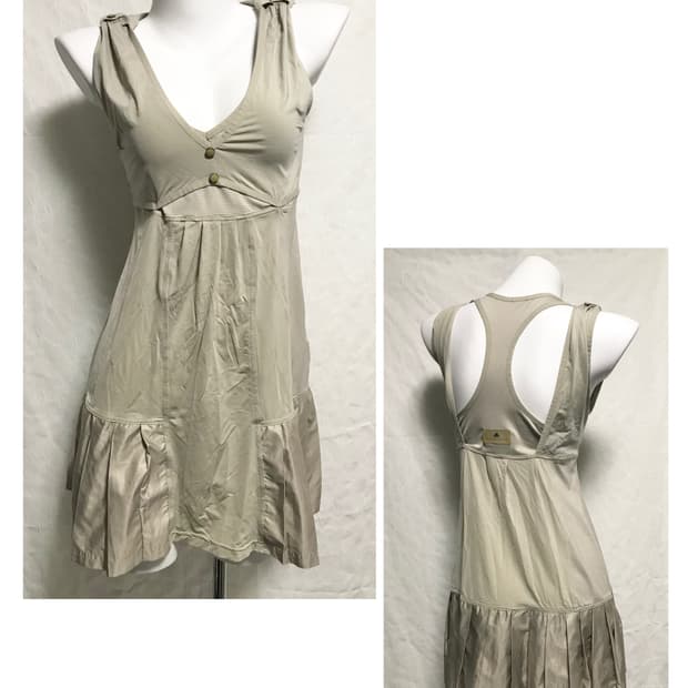 빈티지 adidas x stella mccartney 트임 플리츠 원피스