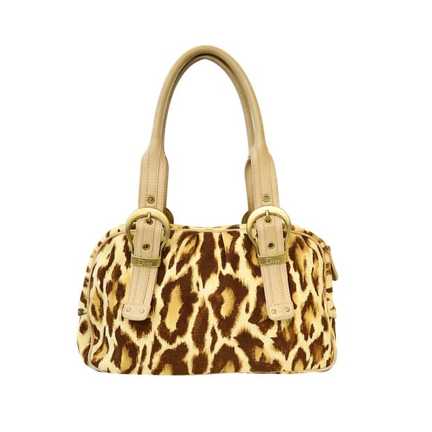 디올 레오파드 빈티지 숄더백(정품)