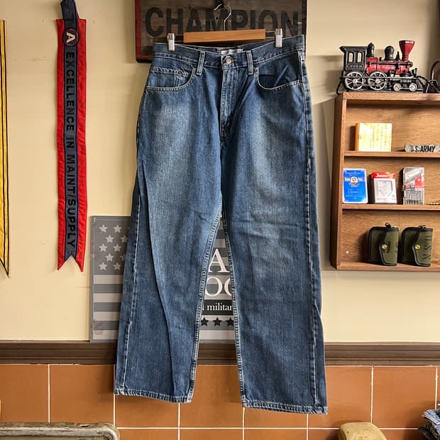 00's 리바이스 루즈 스트레이트 32x30 Size (34인치) 멕시코