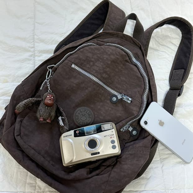 키플링 핀터 감성 브라운 미니백팩