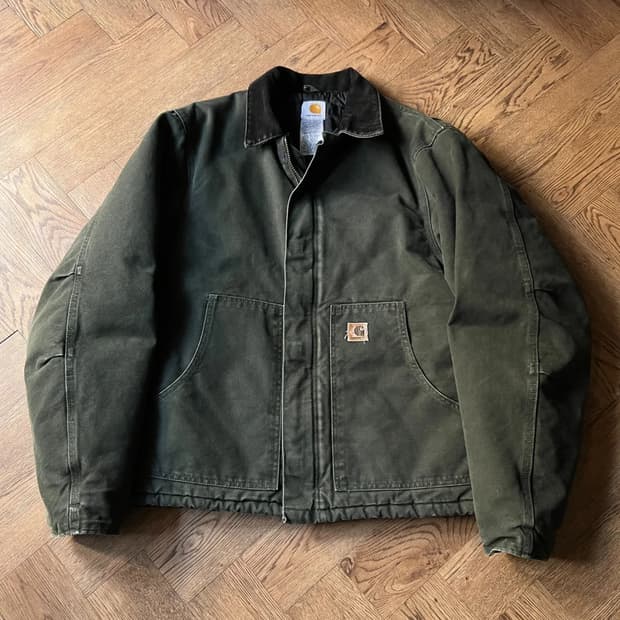 [L]칼하트 USA J22 모스그린 아크틱 워크 자켓