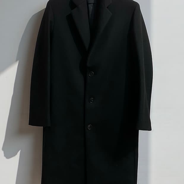 인사일런스 울 캐시미어 싱글 코트