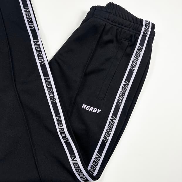 널디 사이드라인 블랙 트랙 츄리닝바지 (XS 여성추천)