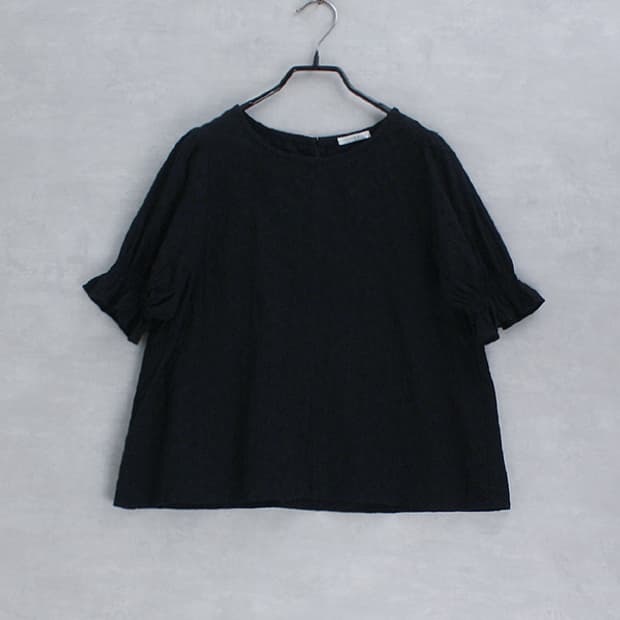 COLZA _ eyelet embroidery cotton top