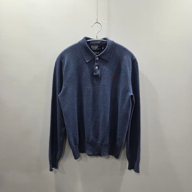 폴로랄프로렌 우먼 메리노울 카라 니트 M