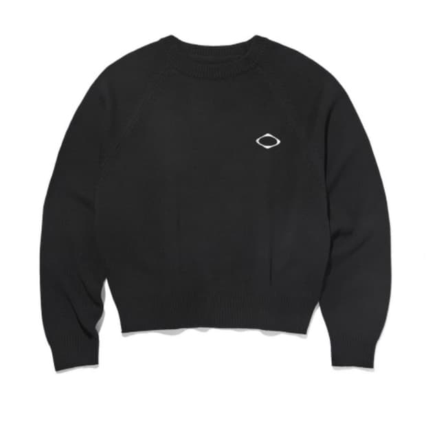 미스치프 롬버스 니트 블랙 m