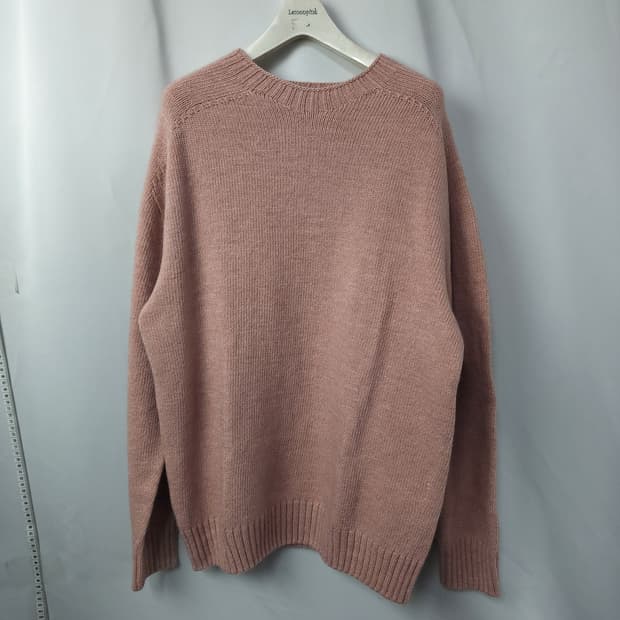 77[124] 자라 오버핏 브이넥 니트 핑크 