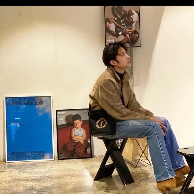 90's 폴로 스웨이드 바라쿠타 자켓 M