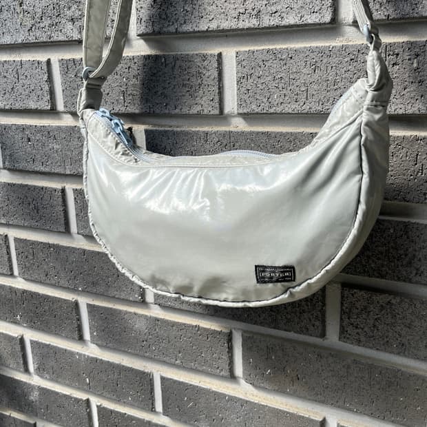 Porter 포터 도트 호보백 그레이