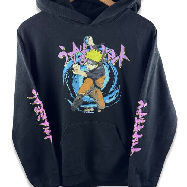 나루토 질풍전 오피셜 20주년 나선환 후드티2073