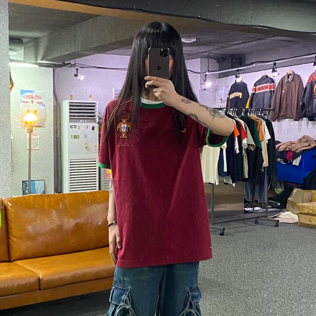 나이키 포르투칼 유니폼 링거 반팔 B5364
