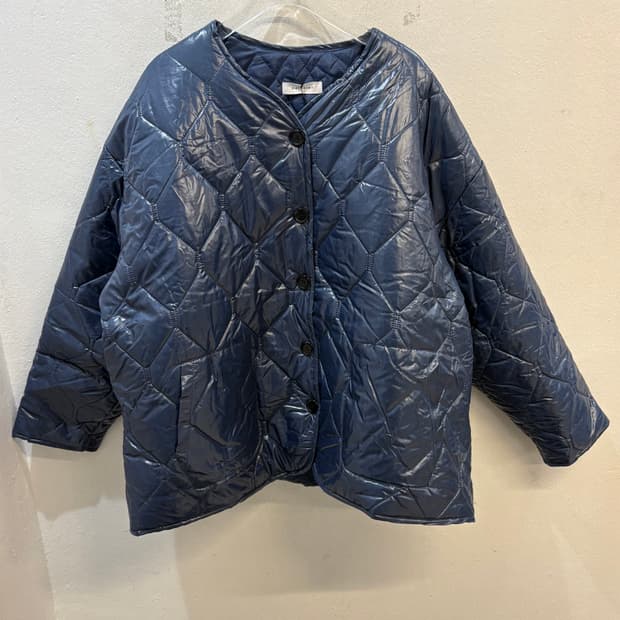 Margaret blue quilted jacket
