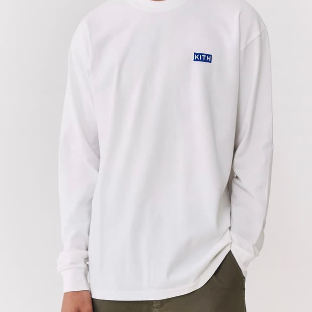 KITH 키스 스몰박스 로고 롱슬리브