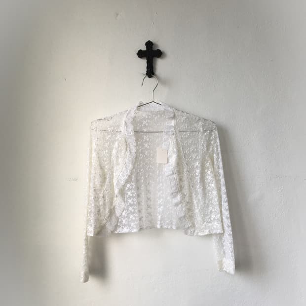 Lace open caradigan