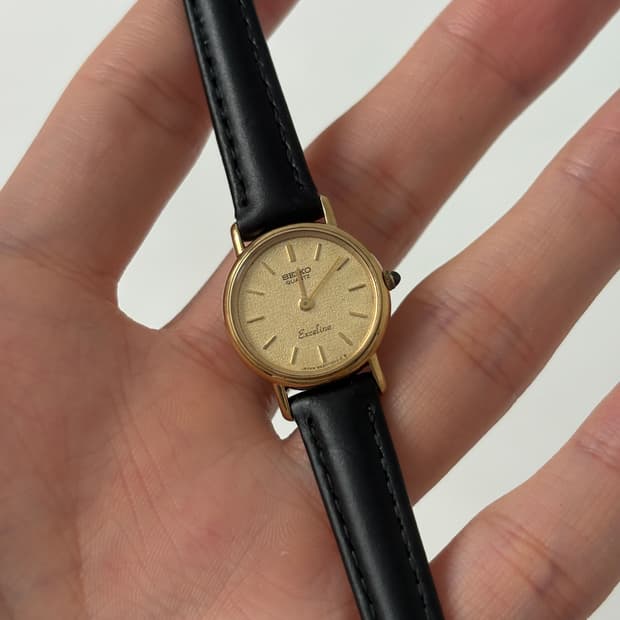 80s Exceline Gold Mini Ladies Quartz
