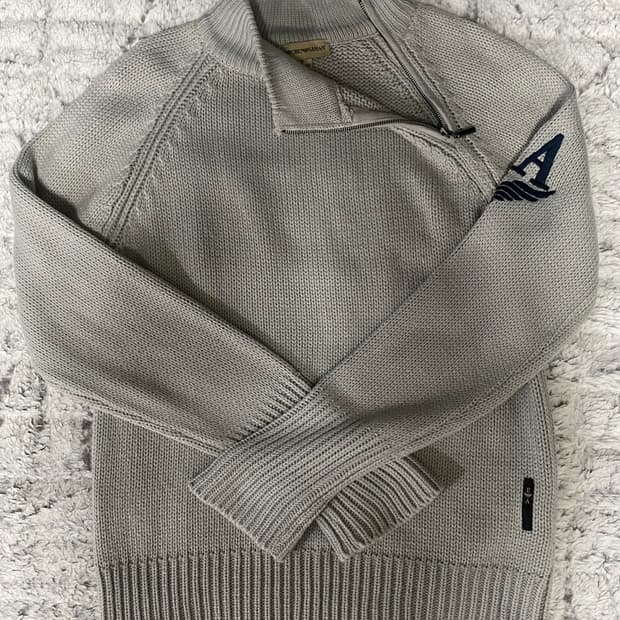 아르마니 익스체인지 지퍼 디테일 니트 48