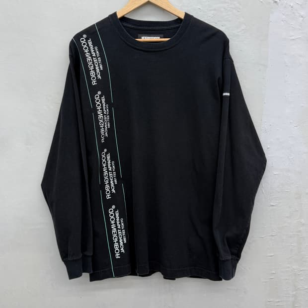 Neighborhood 테잎드 롱슬리브 티셔츠