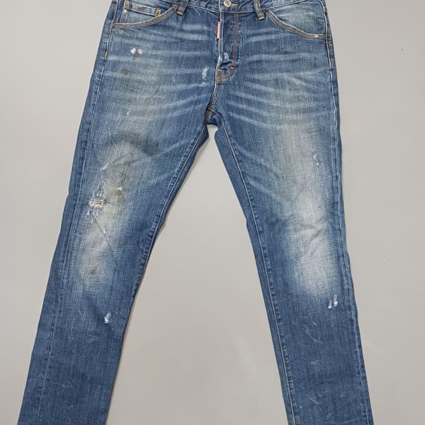 [34] 디스퀘어드2 더티오일워싱 슬림진 청바지