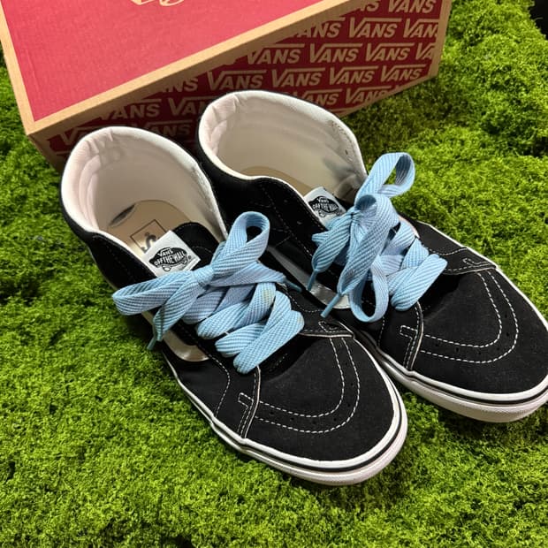 반스 스케이트 미드 리이슈 블랙 290