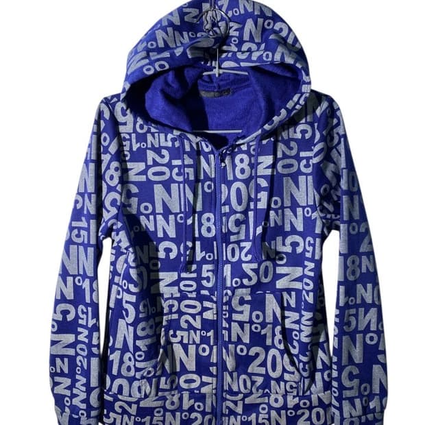 park girl 레터링 후드 집업