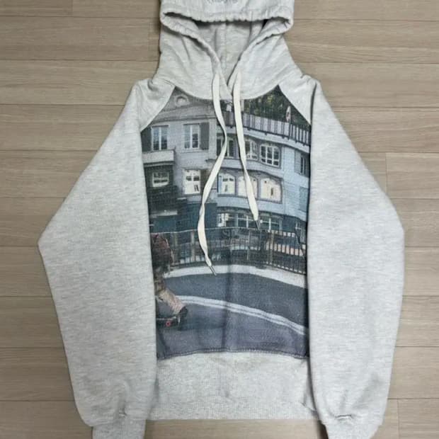 (M) 애프터프레이 무난 후드티