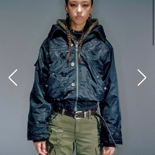 베이컨트 아카이브 n2b 봄버 자켓 ma-1 블루종