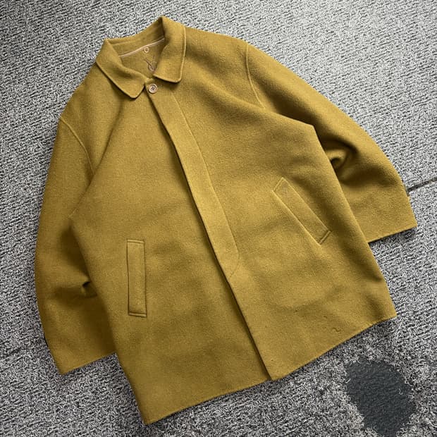 90s YSL 입생로랑 아카이브 울 하프 코트 자켓 3604