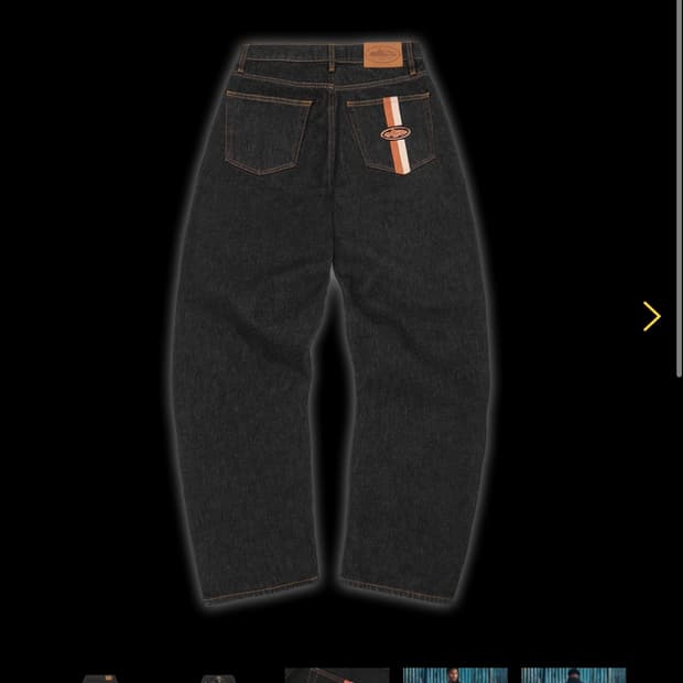 (30)코르테이즈 흑청 데님팬츠